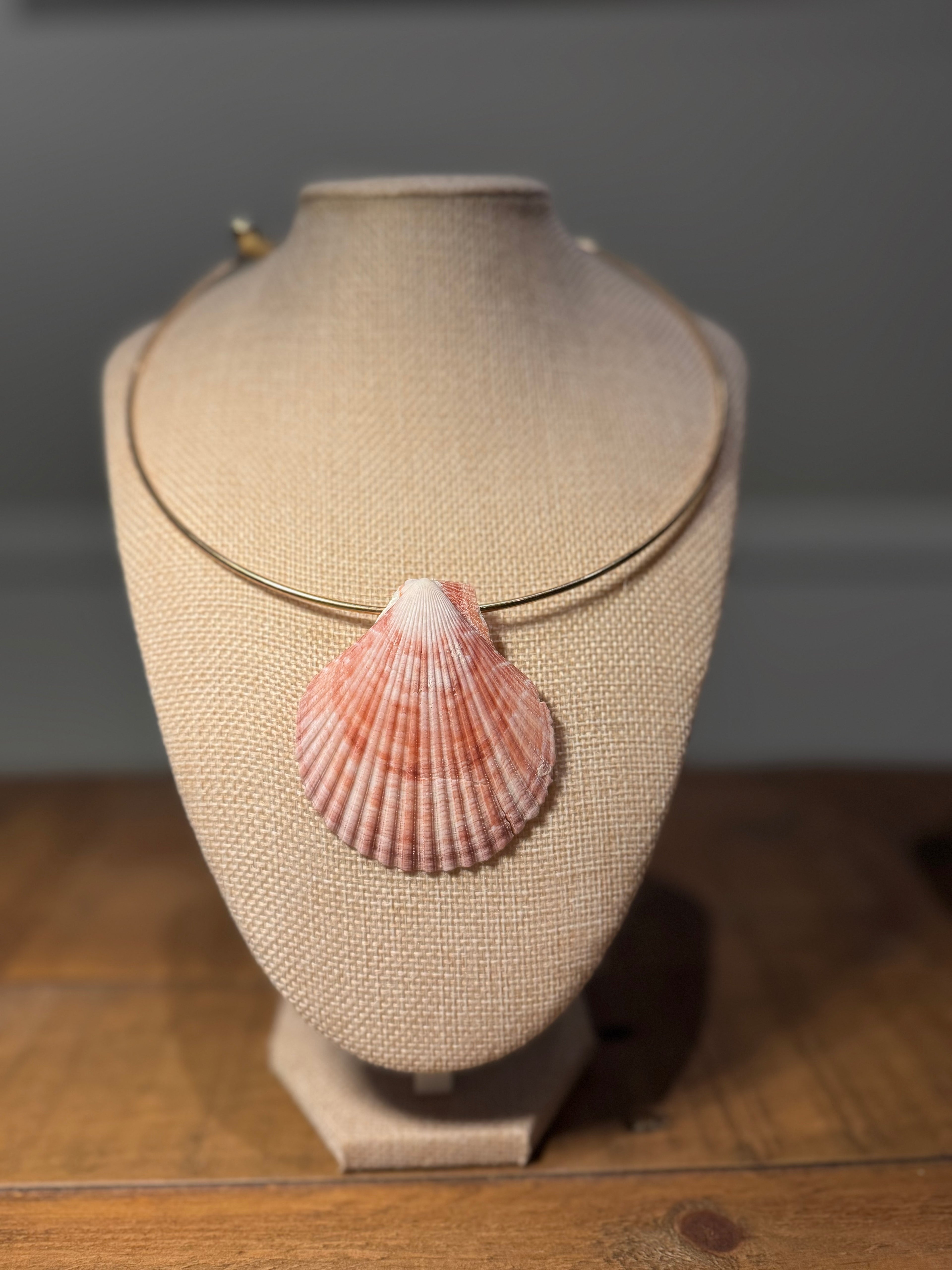 Shelle Cuff Necklace - Rosé