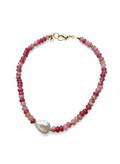 The Laila Necklace - Paloma Pink