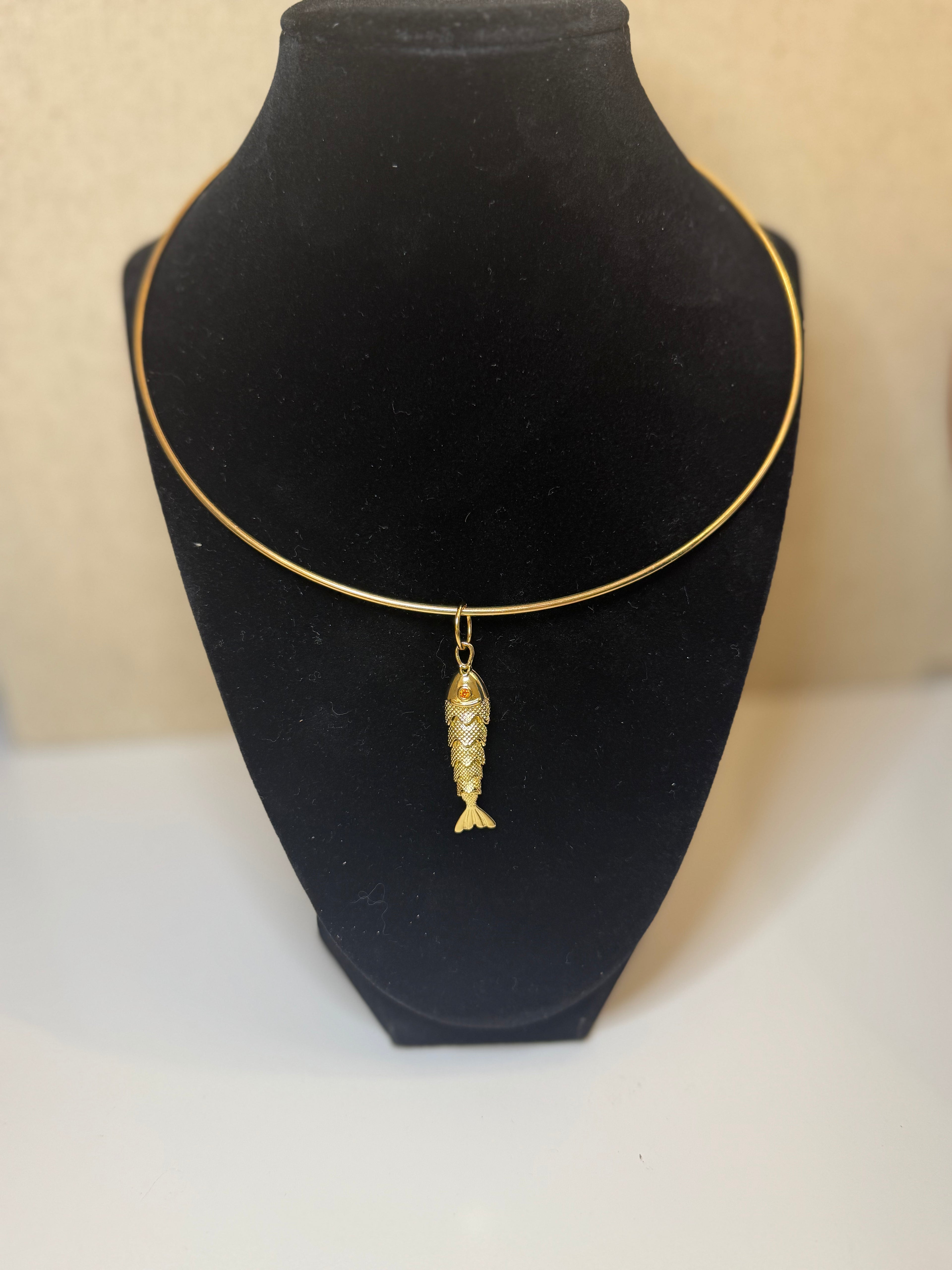 Chapin Collar Necklace – Minnow (Gold)