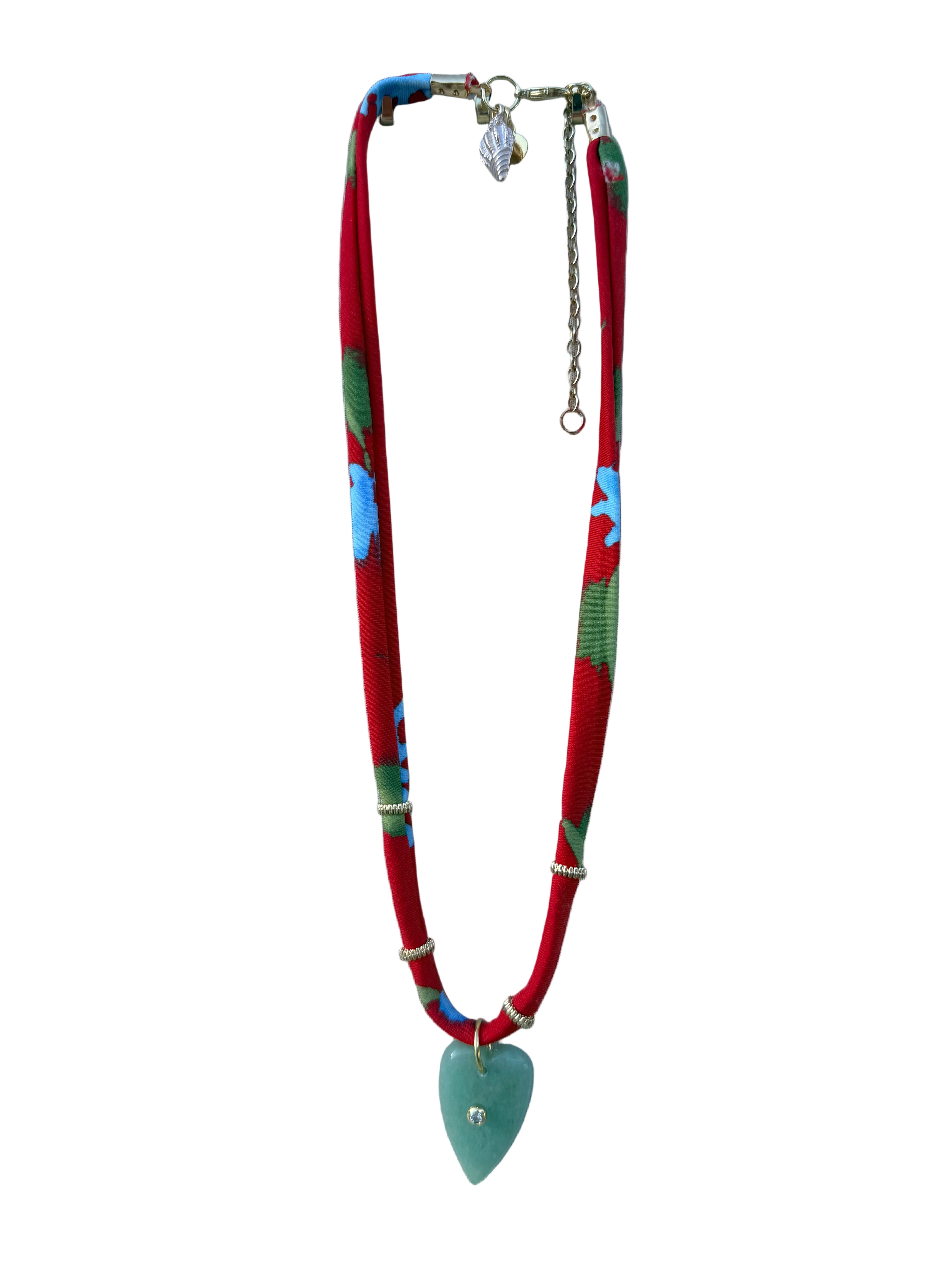 Vacation 'Shelley' - Sea Green Heart Charm