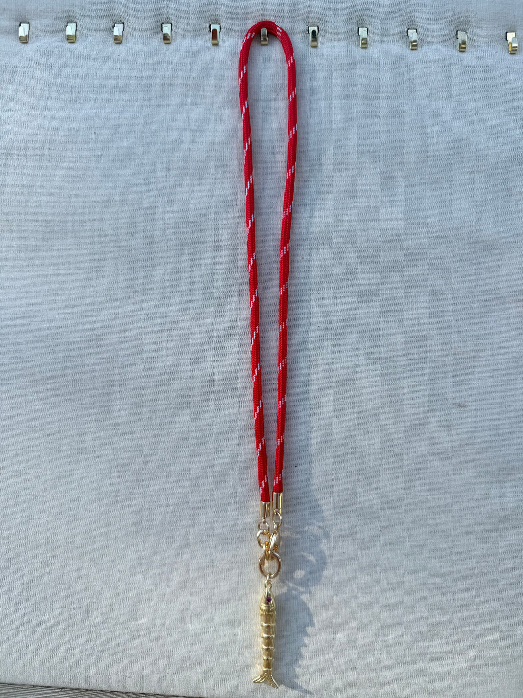 Red Cord 'Shelley' - Gold Fish