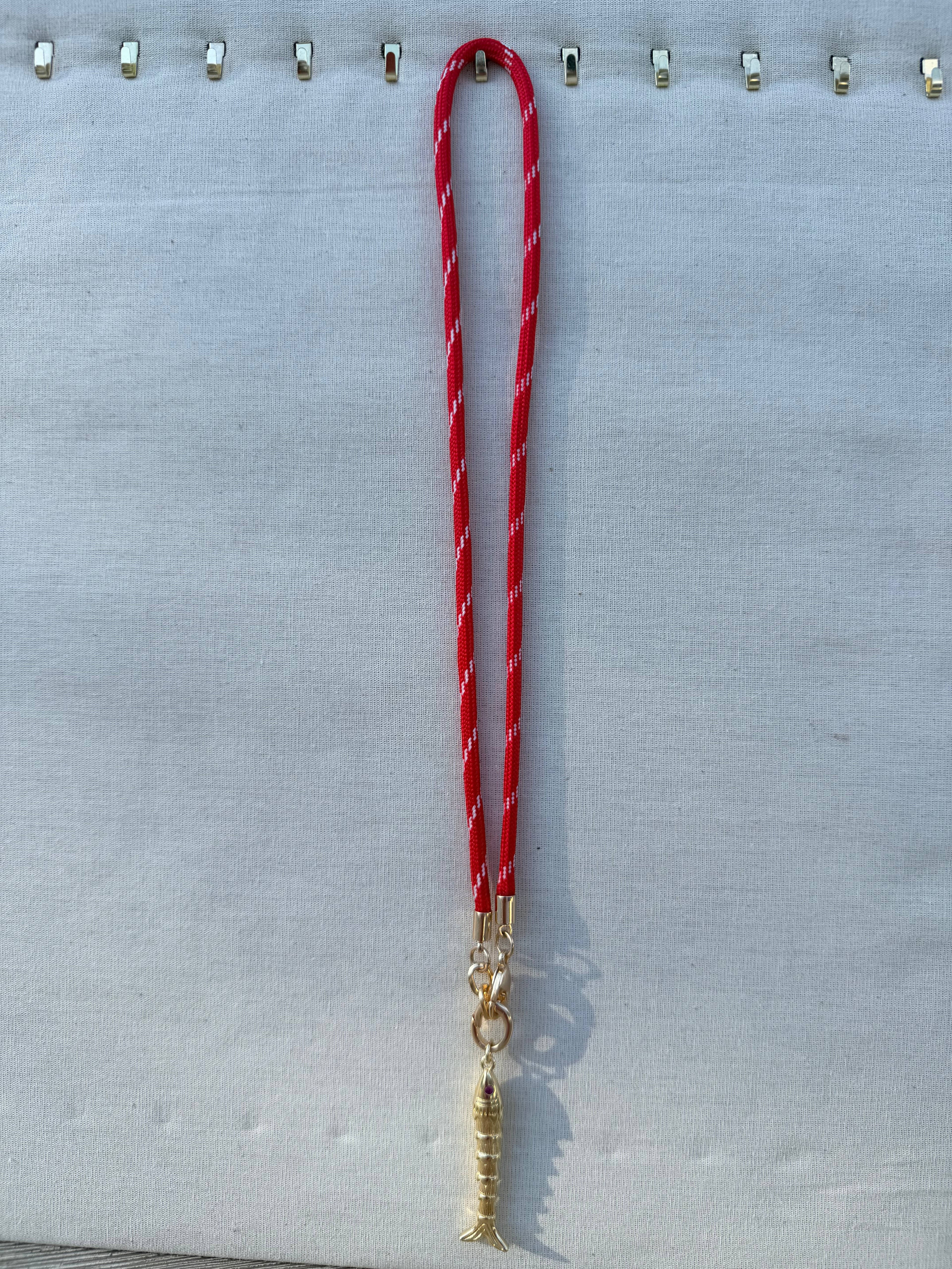 Red Cord 'Shelley' - Gold Fish