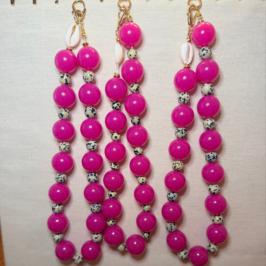 Sip Necklace - merry magenta