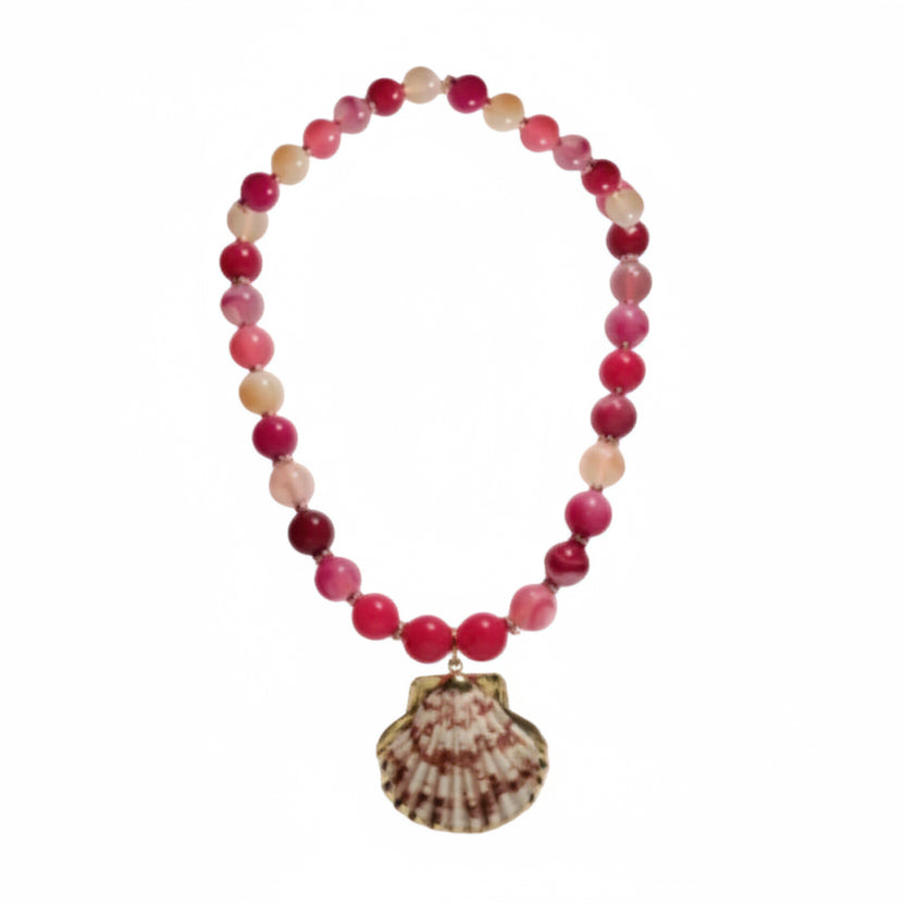 Bayside Beaded Necklace — Sangria